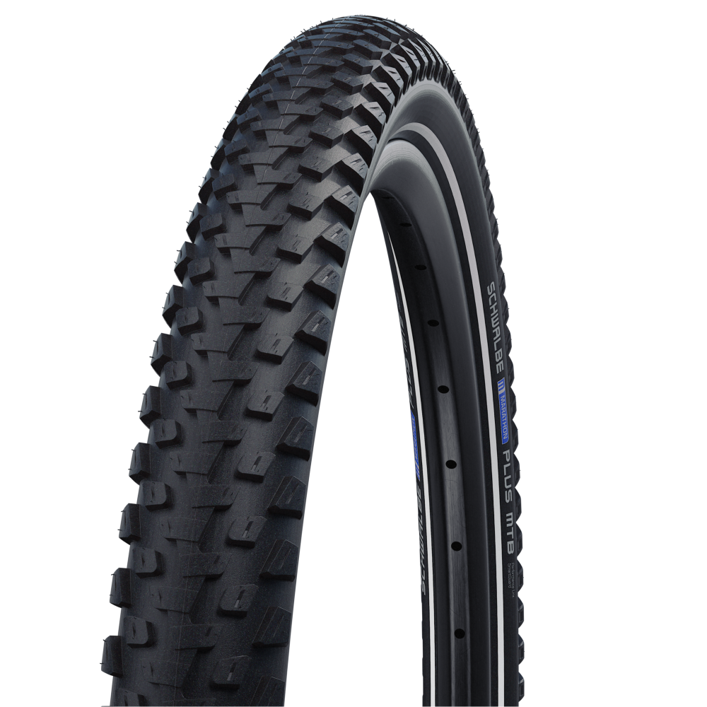 

Велопокрышка Schwalbe MARATHON PLUS MTB Perf, 27.5x2.35, 67 EPI, 1290 гр, проволочный, черная, 11159414, Черный