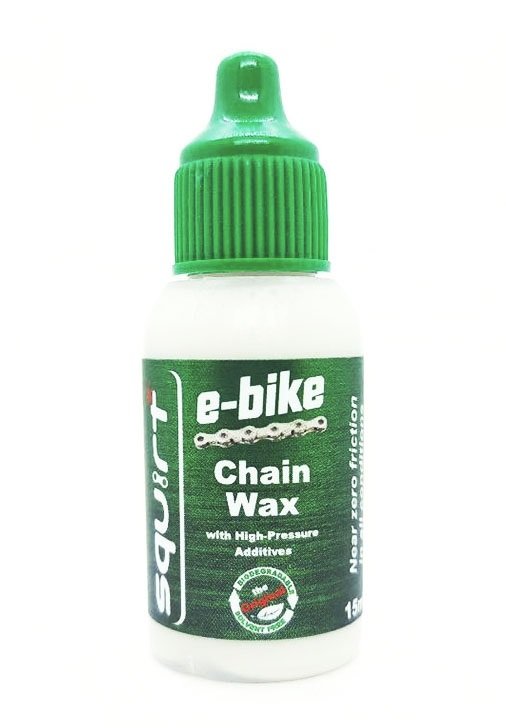 Жидкие смазки  ВашВелосипед Смазка цепи Squirt Chain Lube, 100% bio, E-Bike, 15мл., SQ-073
