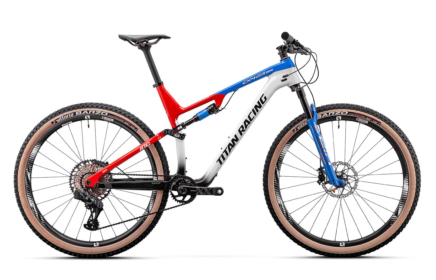 фото Двухподвесный велосипед titan racing cypher rs carbon team рама:l(19"), 2023, 2261201130029