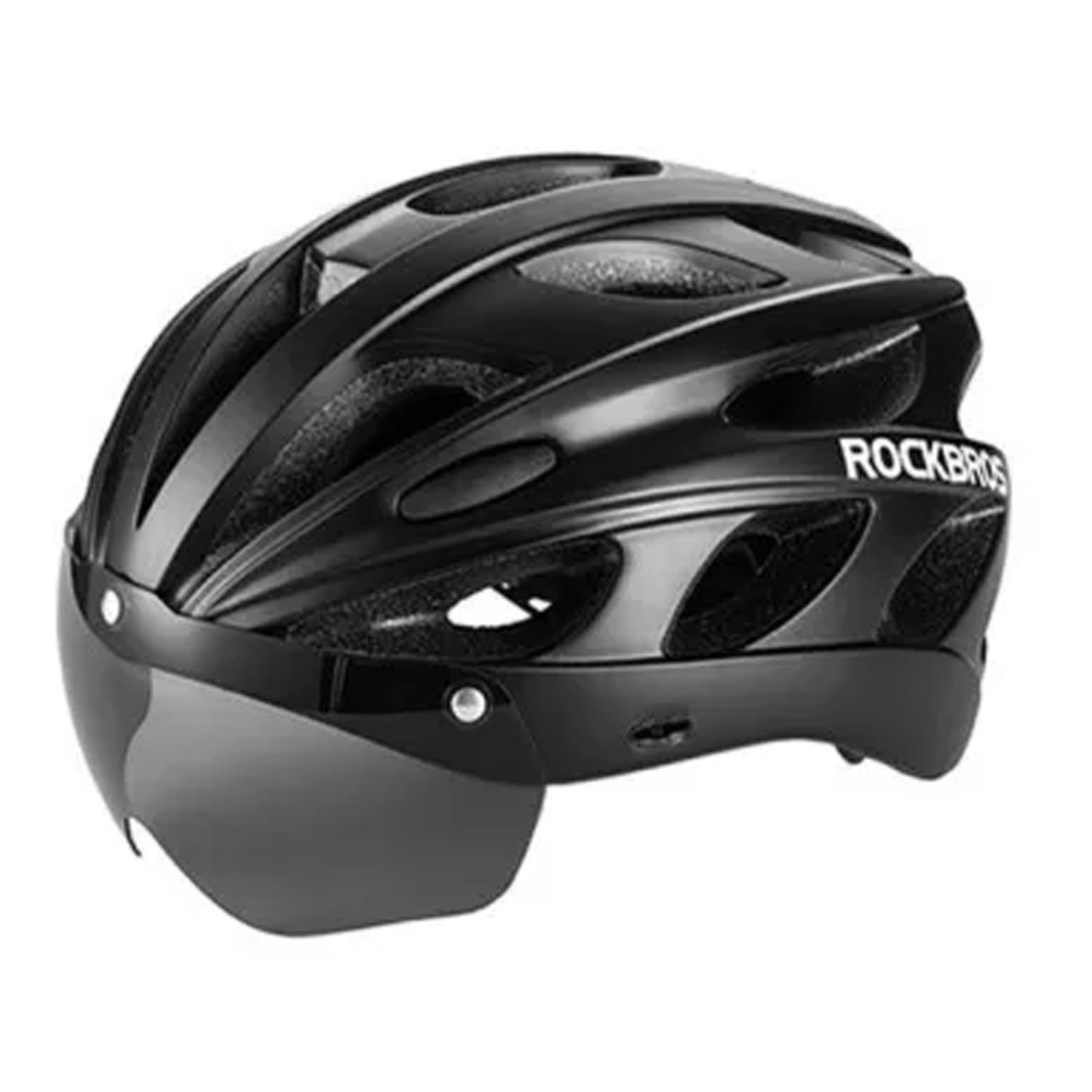 Велошлем ROCKBROS Pottier, со съемным визором, черный, RB_TT-16-BK велошлем rockbros lucien buysse черно белый rb 10110004001