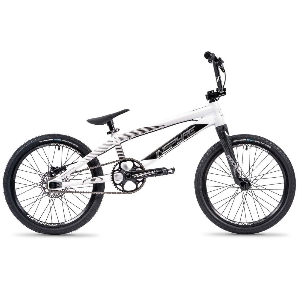 Велосипед BMX Inspyre Evo-C Disk Pro Bike 2023 White / Black / Brushed Raw, VEIN2333 натяжитель цепи inspyre concorde 10 мм 4 pcs cain5000