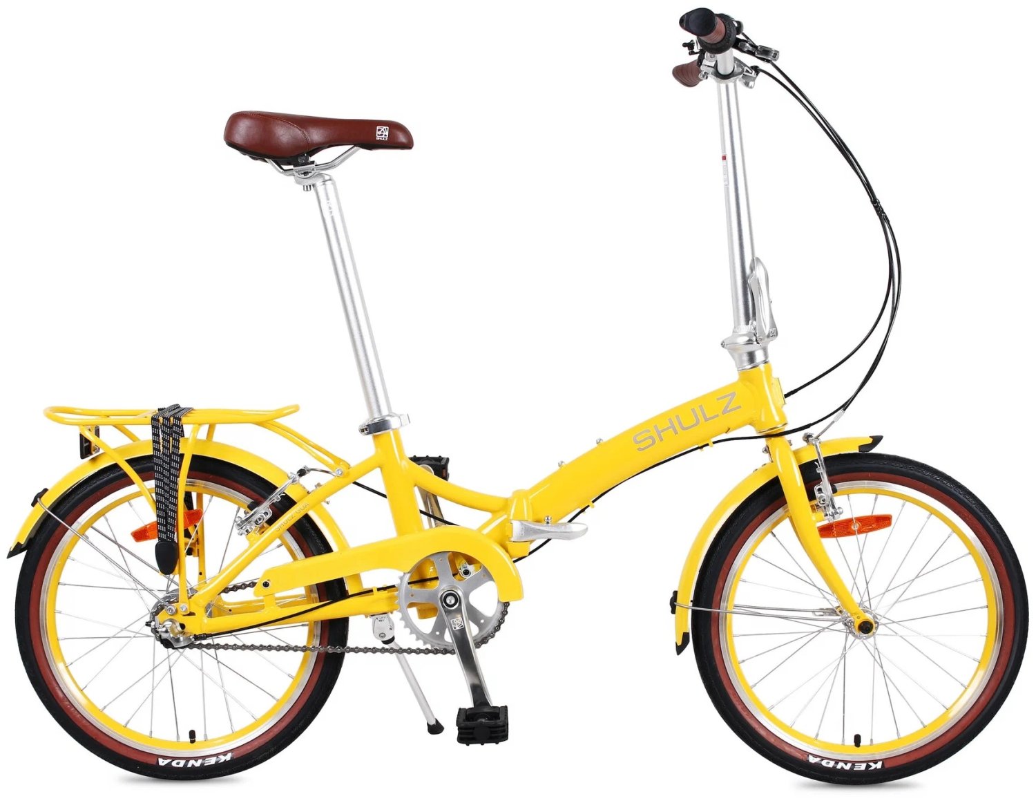 Складной велосипед SHULZ GOA C, 2021,19GC_YS-722, цвет жёлтый