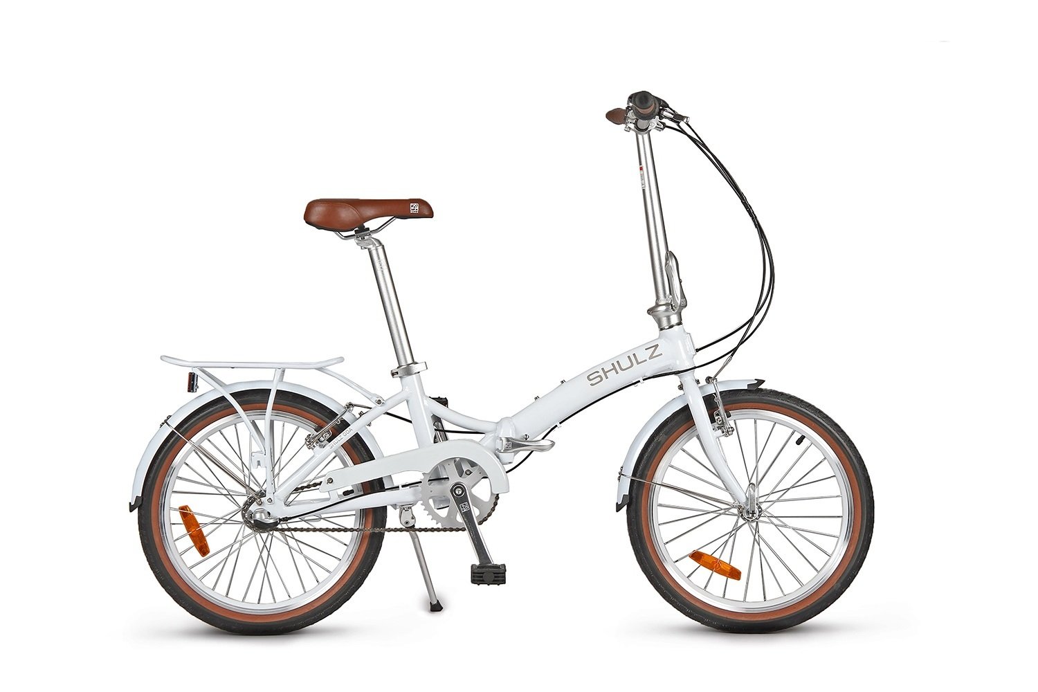 Складной велосипед SHULZ GOA V '16 складной белый, 2021, 16GVWH УТ-00346318 HI-TEN Shimano Nexus - фото 1