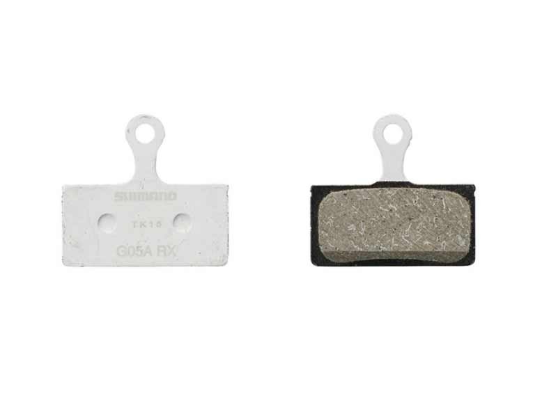 Тормозные колодки Shimano DEORE XT/XTR XC, resin pad, G05A-RX (aluminium holder), good dosing prop, A270089