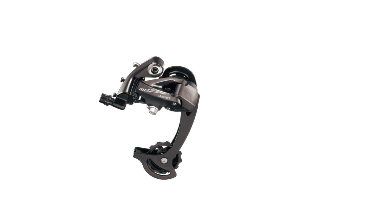 

Переключатель задний MicroShift RD-M36S, GS, 1/2x8/9 скоростей, крепление на болт, черный, RD-M36S