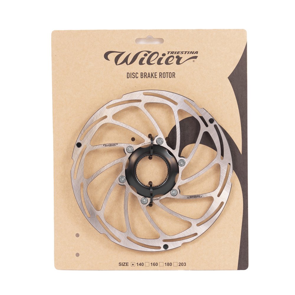 

Диск тормозной Wilier, 140 mm, Center Lock, RDC01-140, Серебристый