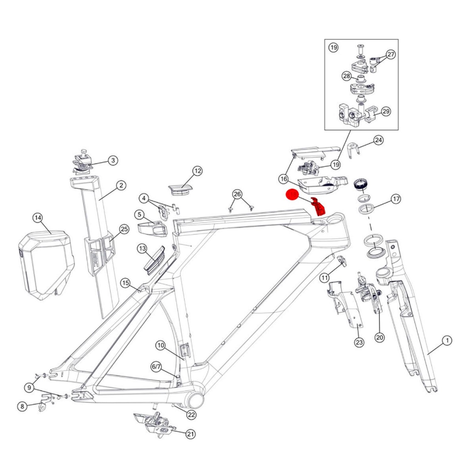 

Крепление внутреннее BMC Timemachine 01, с мультитулом, 2020, 300843