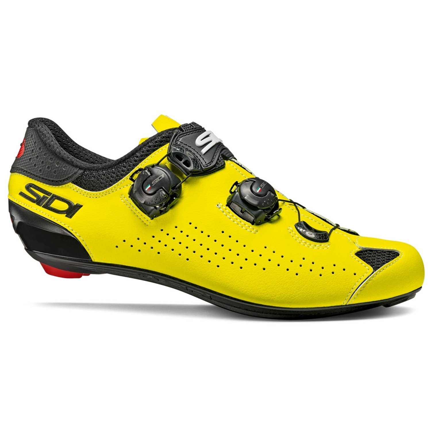 

Велотуфли шоссейные SIDI GENIUS 10, черный/желтый fluo, 2022-2023, CGENIUS10 (Размер: 39.5, Цвет: Черный/желтый fluo)