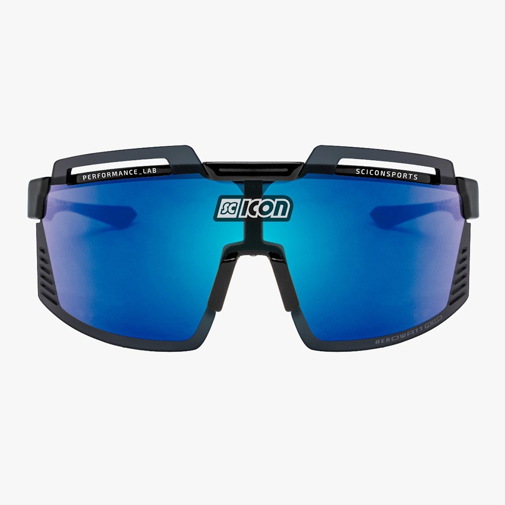 фото Велоочки scicon, aerowatt foza black multimirror blue + rain clear, ey38030200