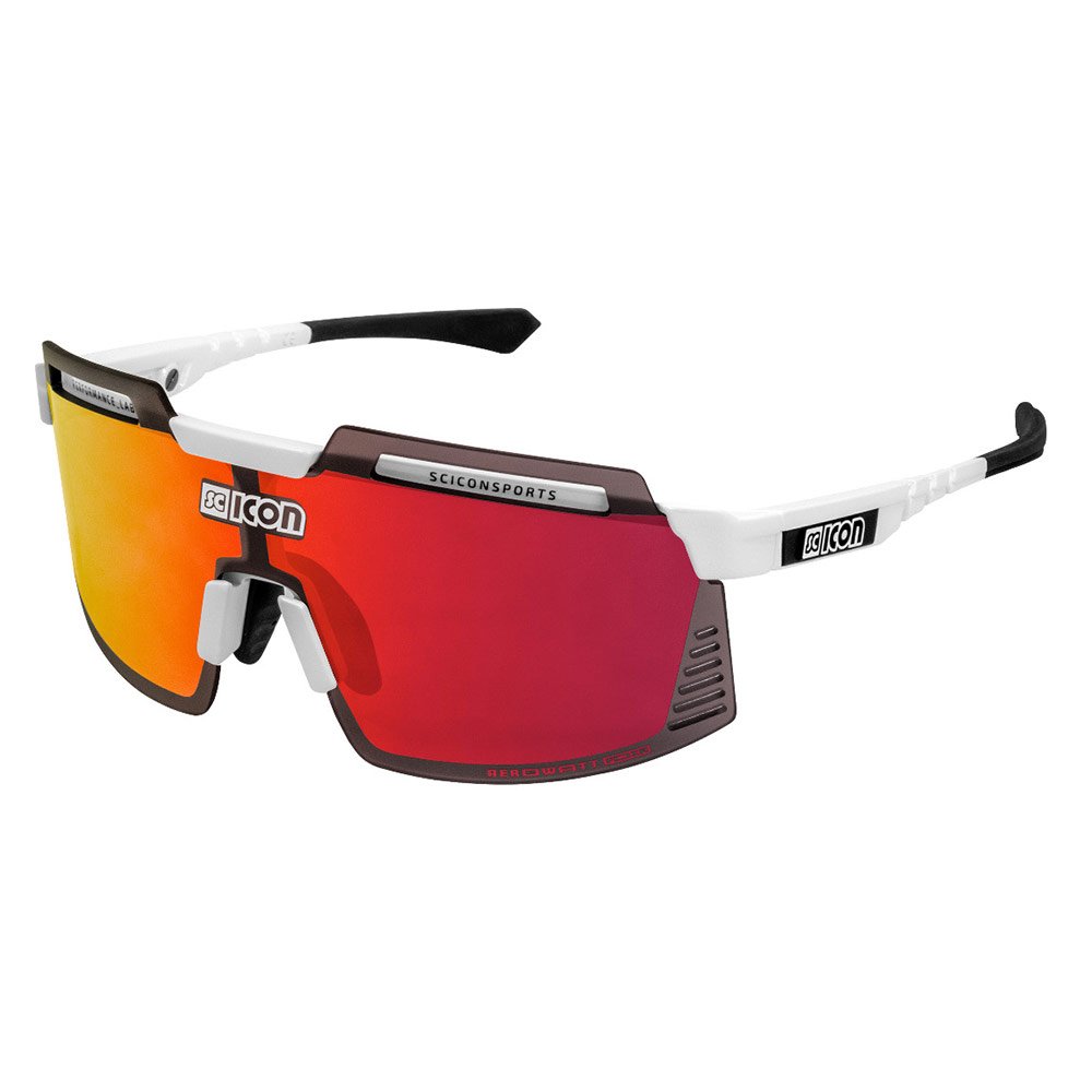

Велоочки SCICON, Aerowatt Foza White Multimirror Red + Rain Clear, EY38060800