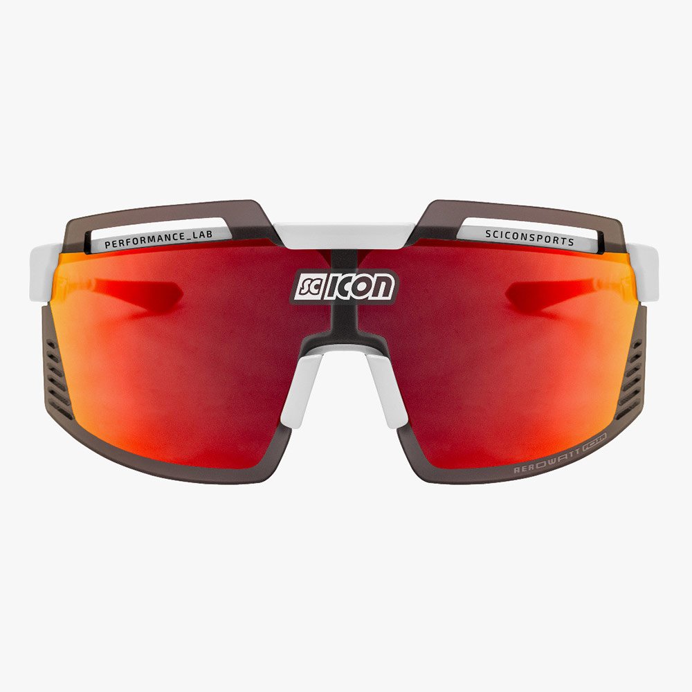 фото Велоочки scicon, aerowatt foza white multimirror red + rain clear, ey38060800