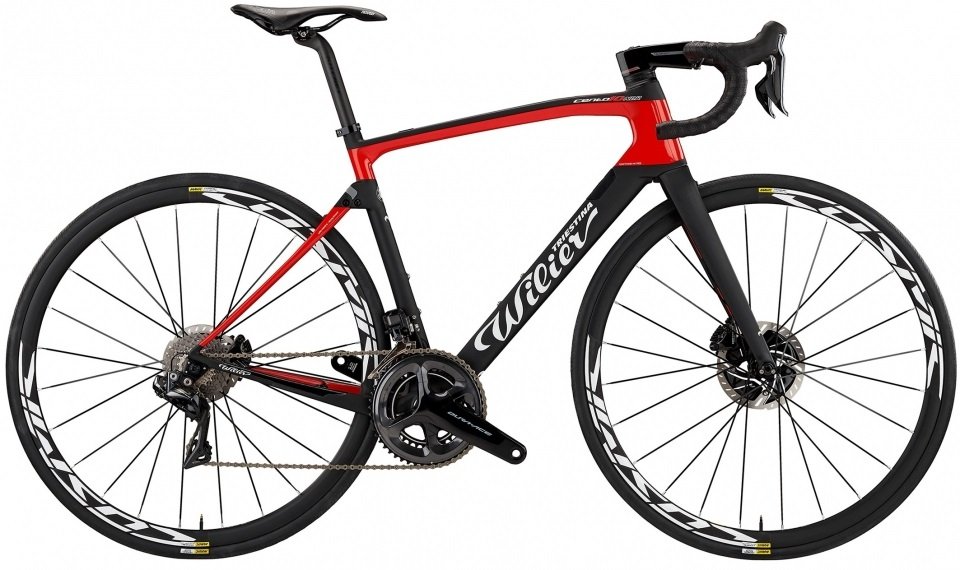 

Велосипед шоссейный Wilier 110NDR Disc Dura Ace Di2 Ksyrium SL Disc, 2023, E909DUDI2BLACKRED