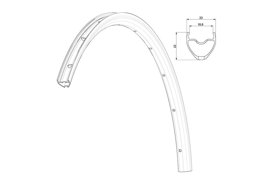 

Обод Mavic AKSIUM ELITE UST DISC 19/20 передний/задний, V4080115