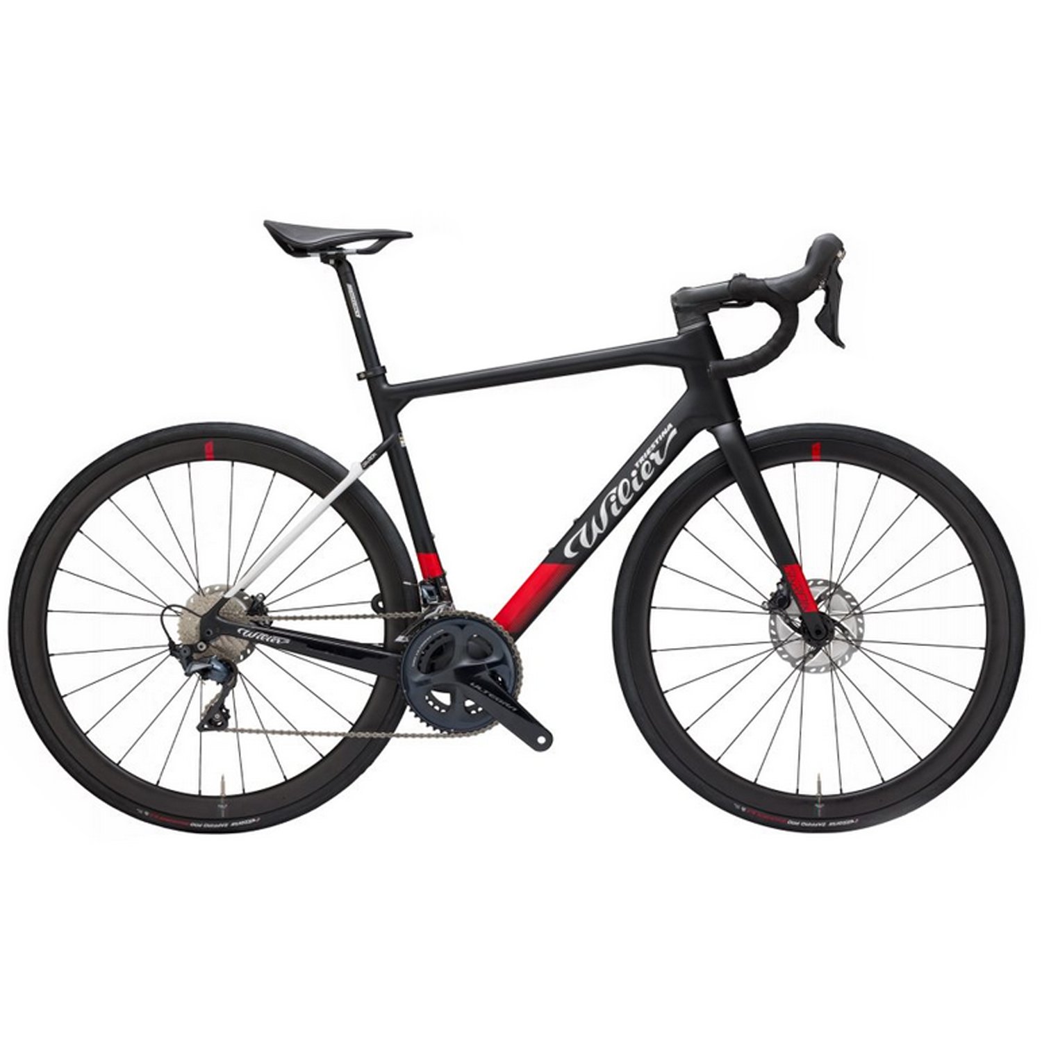  Шоссейный велосипед Wilier Garda Disc SRAM FORCE AXS Ksyrium, 28, черный/красный, 2023, B206UDSRMBLACKRED (Размер: M (160-170 см), Цвет: Черный/красный)