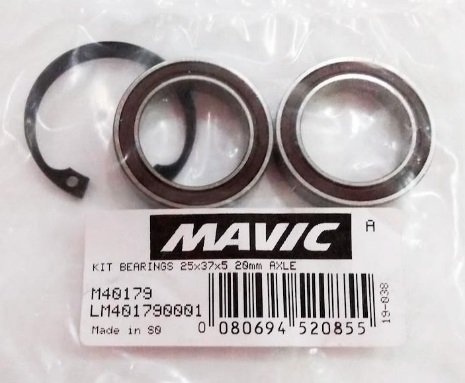 Подшипник Mavic для втулки QR20 комплект, M40179/LM4017900 ось велосипедная mavic передней втулки deemax ust 20 mm m40180