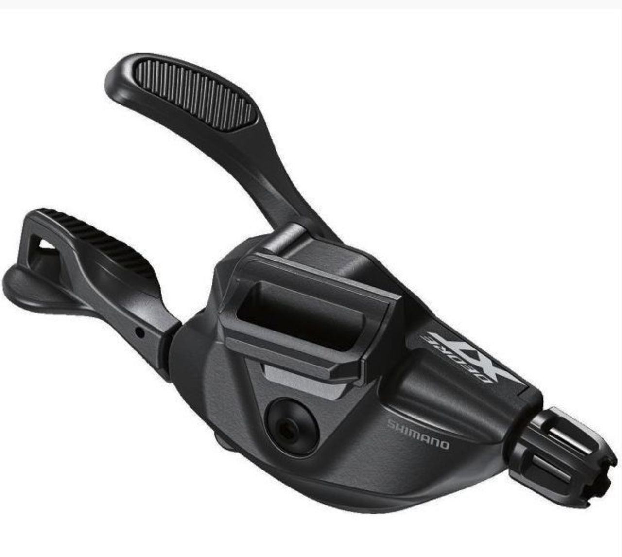 Манетка Shimano DEORE XT, SL-M8130-IR, 11-speed, LinkGlide, I-Spec EV, brake-lever mounting, Rapidfi, A258400 цепь shimano cn m9100 126links for 11 12speed hg 12 speed w quick link ind pack a240252