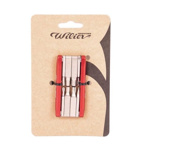 

Набор шестигранников Wilier 8 в 1 CNC ALLOY RED, FT03 A