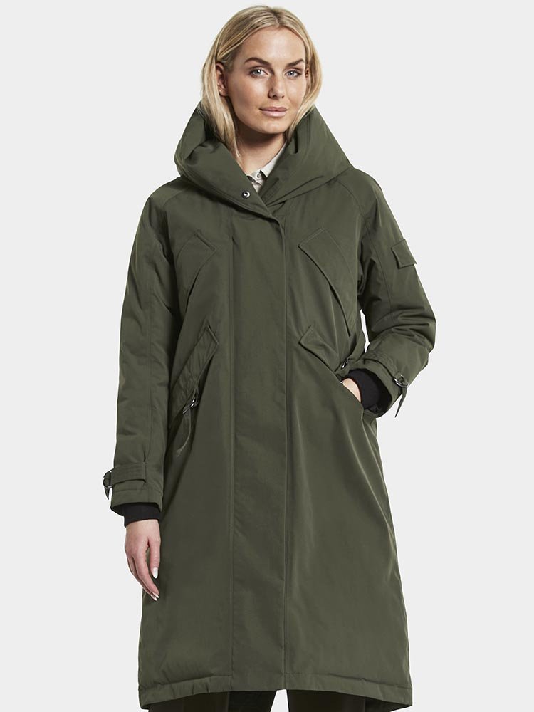 

Куртка женская DIDRIKSONS LI WNS PARKA 300 тёмно-зелёный, 504490 (44 504490), Зеленый