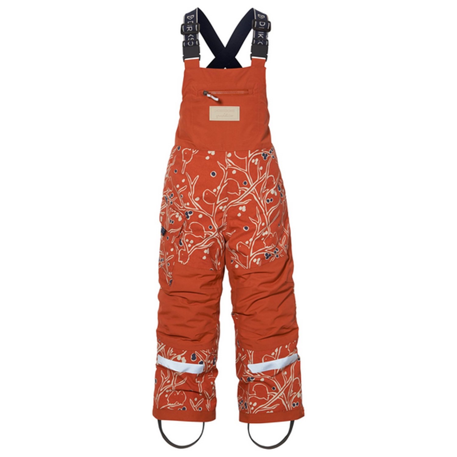 

Брюки детские DIDRIKSONS POLARBJORNEN PR KIDS PANTS 506, снегири на оранжевом, 504364 (Рост: 100, Цвет: снегоири на оранжевом)