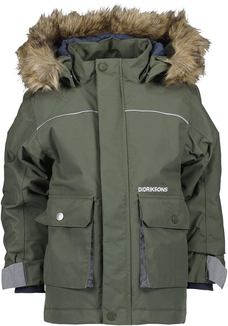 

Куртка детская DIDRIKSONS BJORNEN KID'S PARKA 300 тёмно-зелёный, 504792 (100), Зеленый