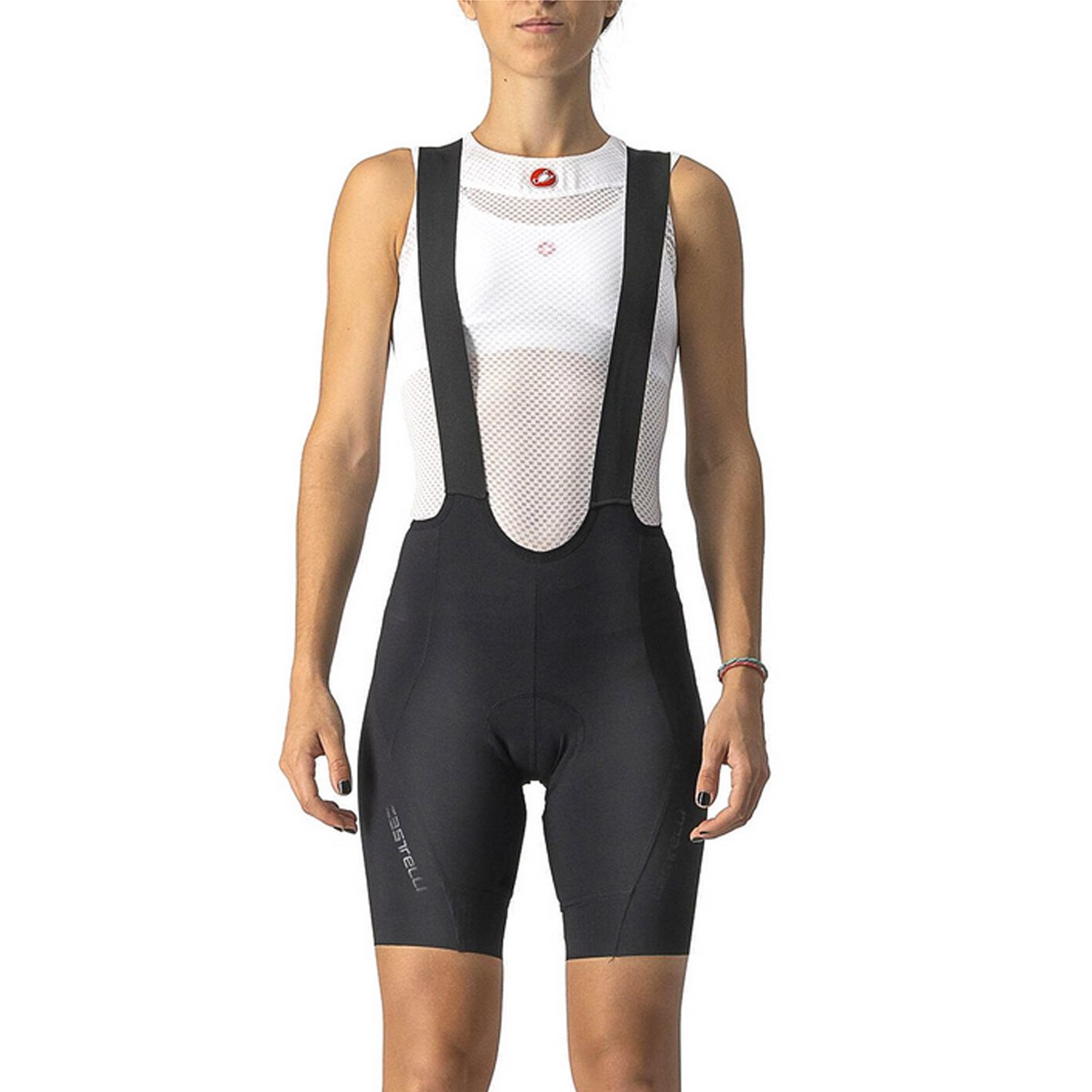 

Велотрусы Castelli VELOCISSIMA 3, женский, с лямками, черный, 4522050