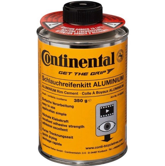 Клей для трубок CONTINENTAL tubular kit, can 350 g, RA360026 клей continental for tubulars for carbon rims 350g tin weight about 200g ут000076675