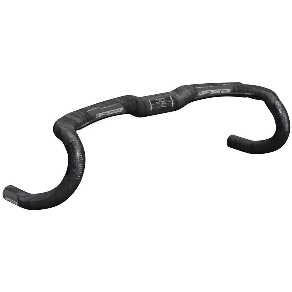 

Руль шоссейный FSA K-WING AGX CARBON Gravel 31.8 480mm, 185-0021097030