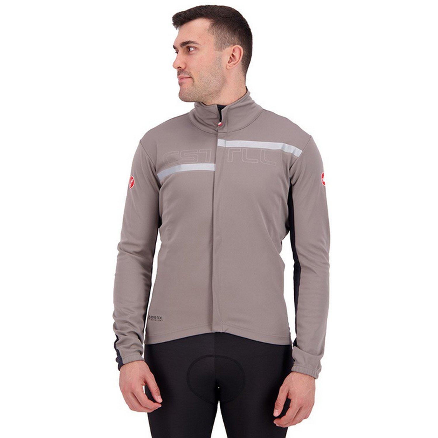  Велокуртка Castelli TRANSITION 2, мужская, серый, 4520507 (Размер: XXL, Цвет: Серый)