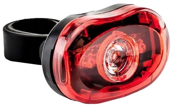 Фонарь велосипедный задний JOY KIE, красный, 1 светодиод(0,5Вт), 3 режима, батарейки ААА в комплекте, XC-305L black фонарь задний cat eye tl ld570 br 5 r reflex auto красный ce5445700