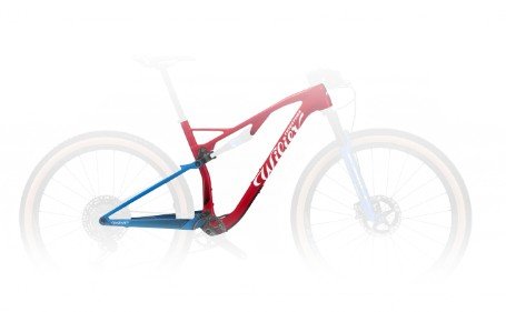  Рама MTB Wilier URTA Red/Blue + Fox Float DPS F-S 2023, B229 (Размер: S)