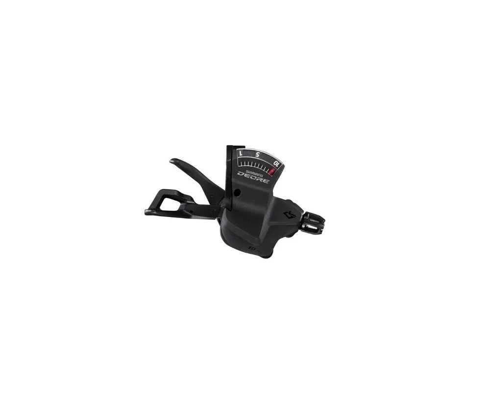 

Шифтер Shimano Deore, M5130, правый, 10 скоростей, индикатор, трос 2400мм, черный, без упаковки, KSLM5130RC