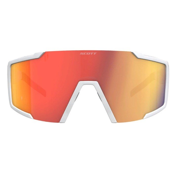 фото Очки scott shield white matt/red chrome, es275380-0196192