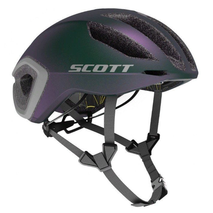 Шлем SCOTT Cadence PLUS (CE) prism green/purple S(51-55), ES275183-6916 велошлем scott arx plus ce prism green purple s 51 55 es288584 6916