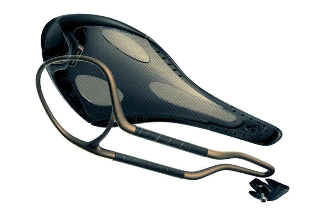 фото Седло fizik kurve snake черное/белое, 7050a0b800