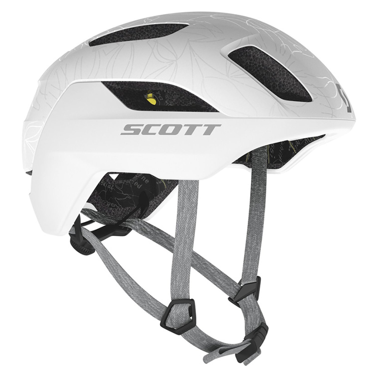 Велошлем Scott La Mokka Plus Sensor (CE), ice white, ES288590-7262, размер 50-56, цвет белый