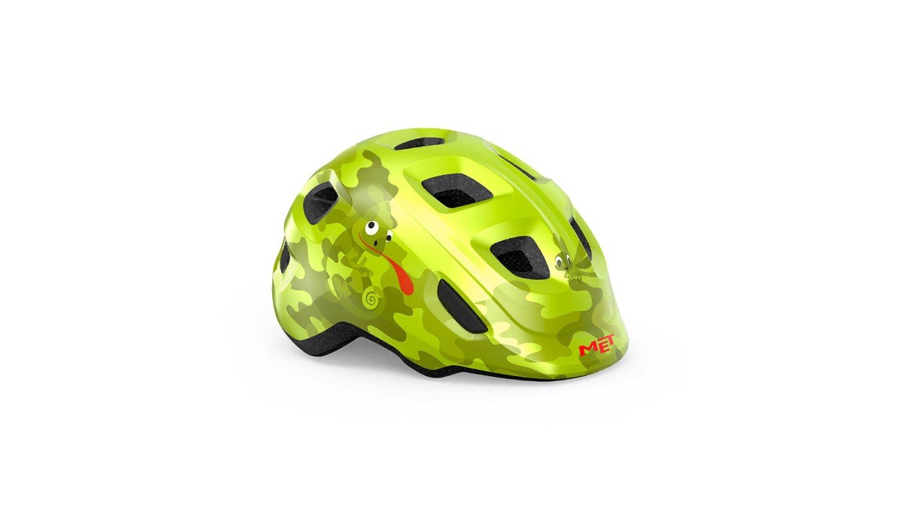 

Велошлем детский Met Hooray Lime Chamaleon, S, 2024, 3HM144CE00SLC1, Салатовый