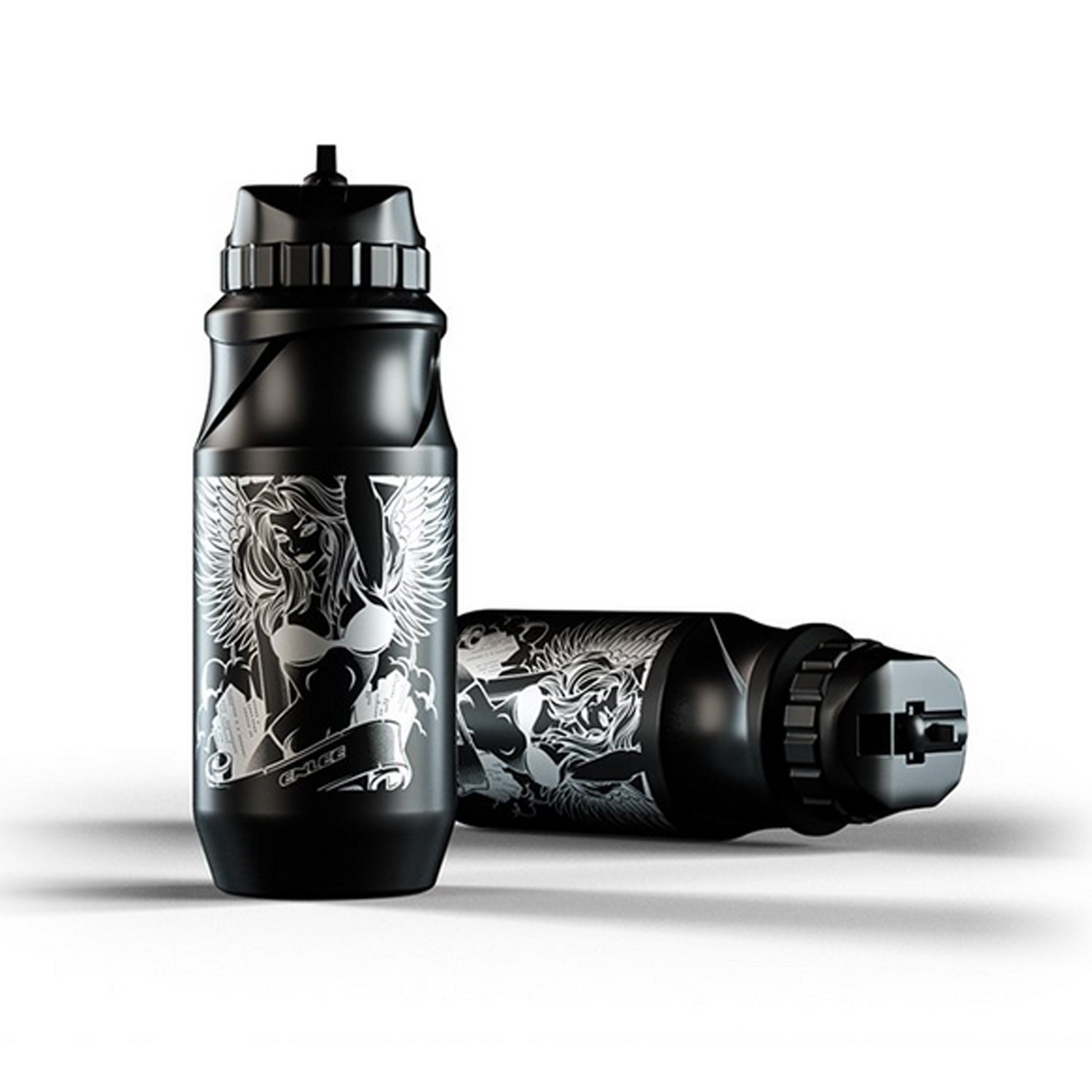 

Велобутылка Enlee RR-20 Girl Blk, 0,6 л, черная, ARV000239, Черный