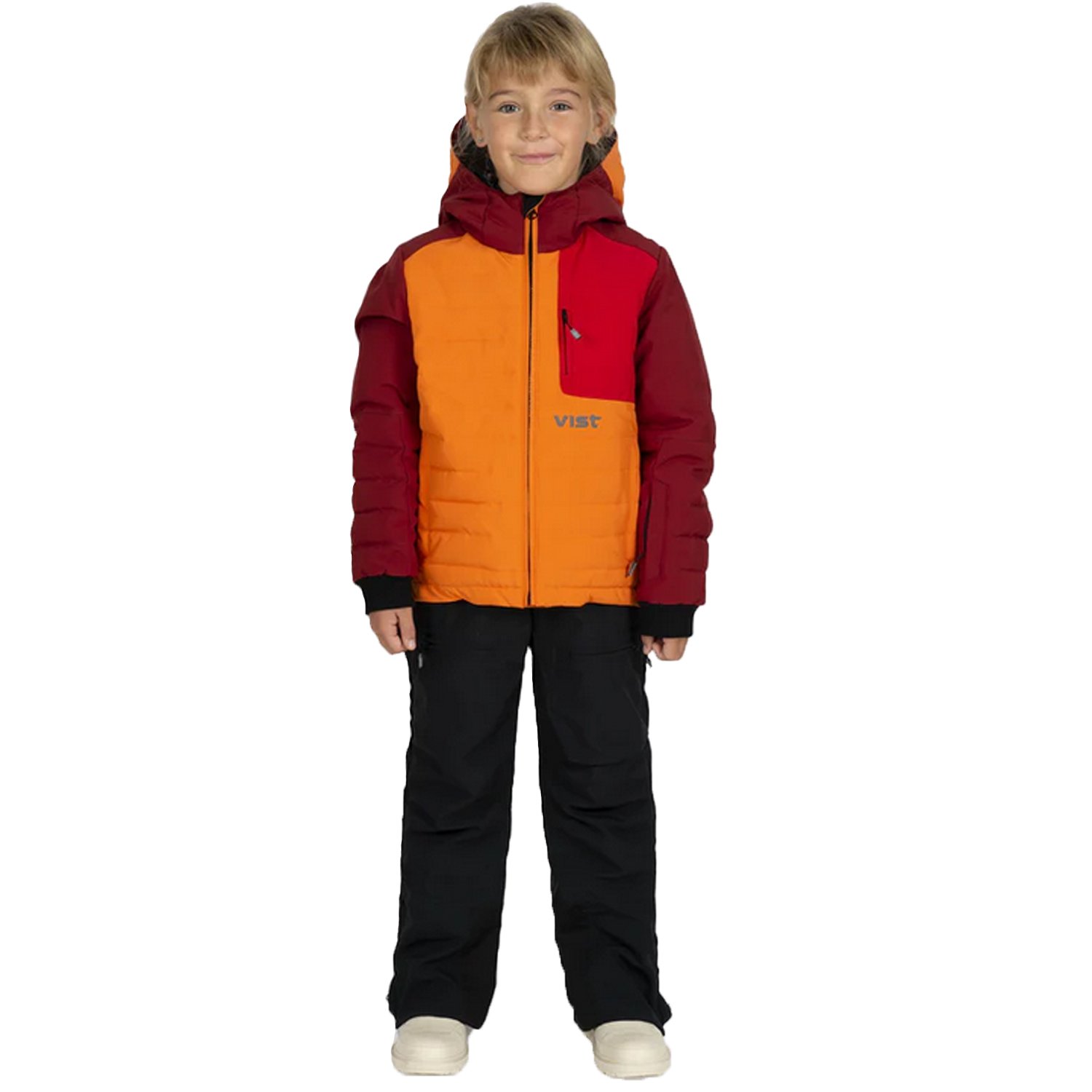 Куртка детская TIGER EYE PADDED, T.ORANGE-DAHLIA-TRUERED, AFCVR06005P000IVIXIW