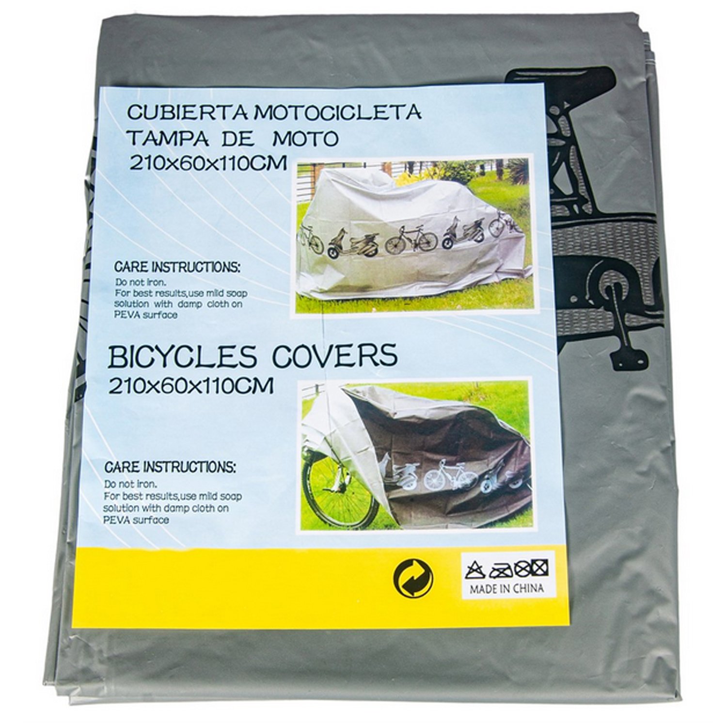 

Тент для велосипеда 4BIKE BL-M-003, ПВХ, 210х60х110 см, ARV000385