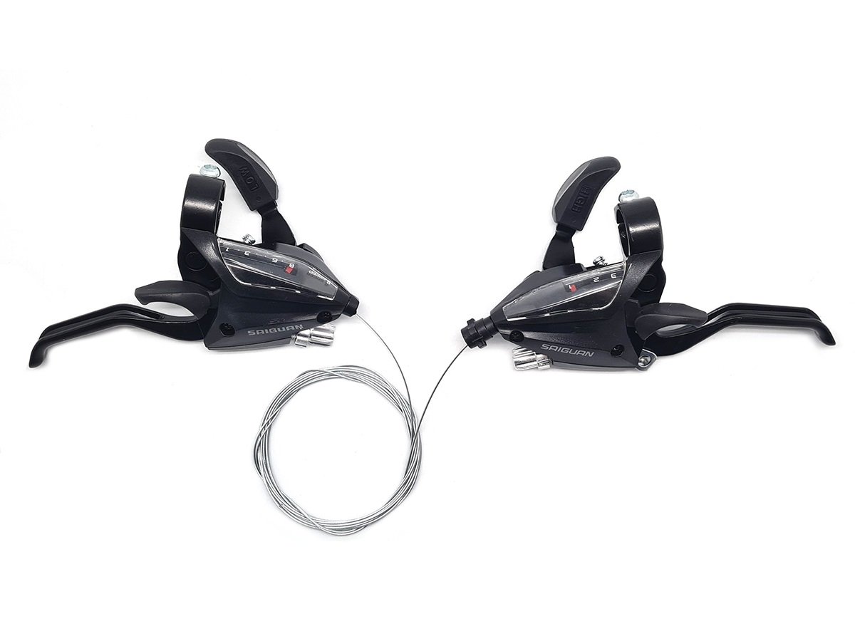 

Шифтеры TBS KD-500 3+7 скоростей с торм. ручками, KD-500 3x7s