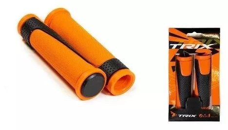 

Грипсы TRIX, резиновые, 130мм, 2-х компонентные, с заглушками руля, черно-оранжевые, HL-G305-BLACK-ORANGE