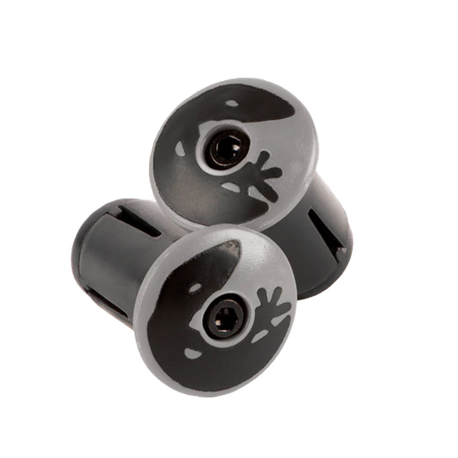   ВашВелосипед Заглушки руля Lizard Skins Packaged DSP Bar Tape Plugs Diamond White, PLUGS120