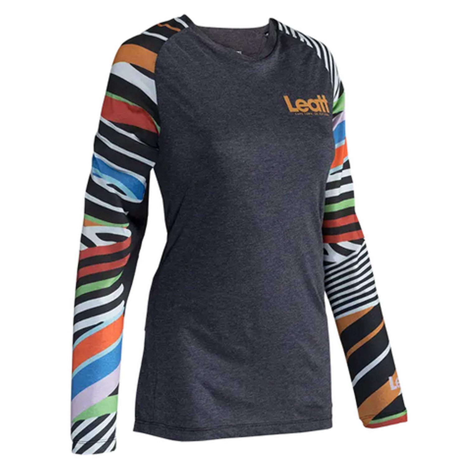  Велоджерси женская Leatt MTB All Mountain 3.0W Jersey, Stripes, 2024, 5024130672 (Размер: XS, Цвет: Stripes)