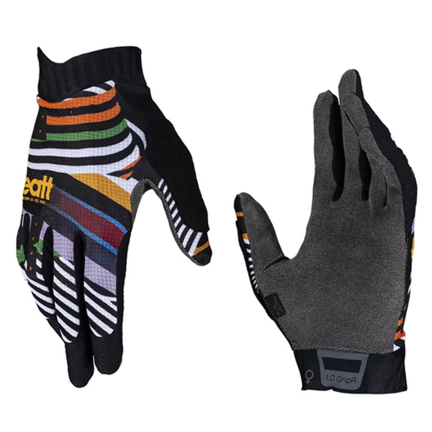 

Велоперчатки женские Leatt MTB 1.0W GripR Glove, Stripes, 2024, 6024150492 (Размер: XS, Цвет: Stripes)
