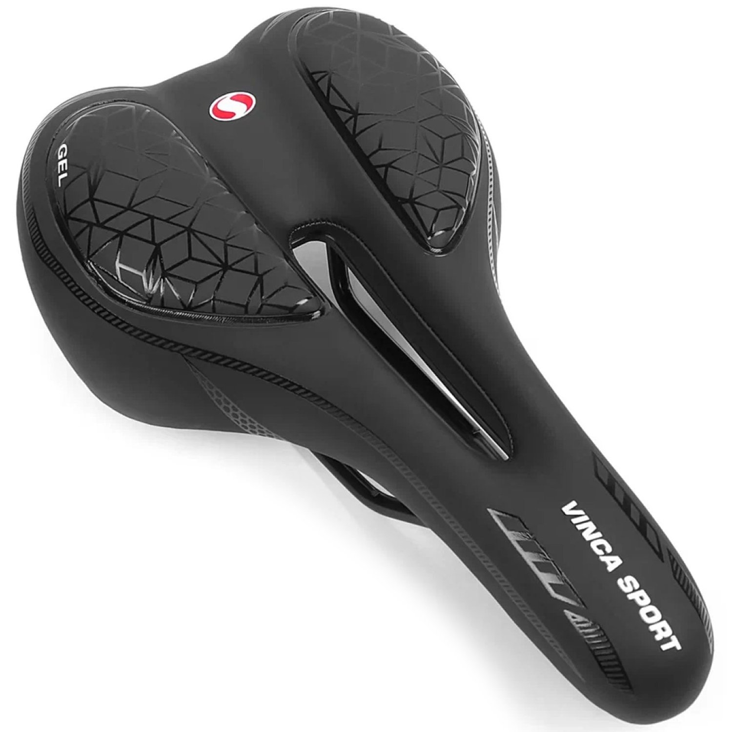 

Седло велосипедное Vinca Sport, 270*166 мм, черный, VS 126 gel black