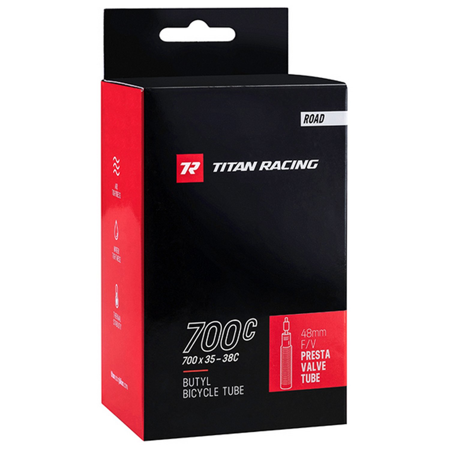 

Велокамера Titan Racing, 700х35-38 mm, Presta 48 mm, 2042012001748