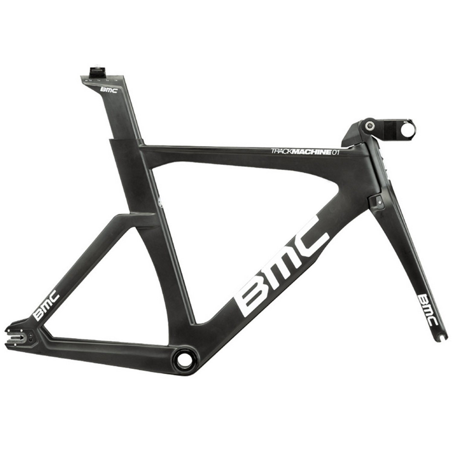   ВашВелосипед Рама трековая BMC TRACKMACHINE 01, Carbon/White/Carbon, TR01 (Размер: L, Рост: 183 и более см, Цвет: Carbon/White/Carbon)