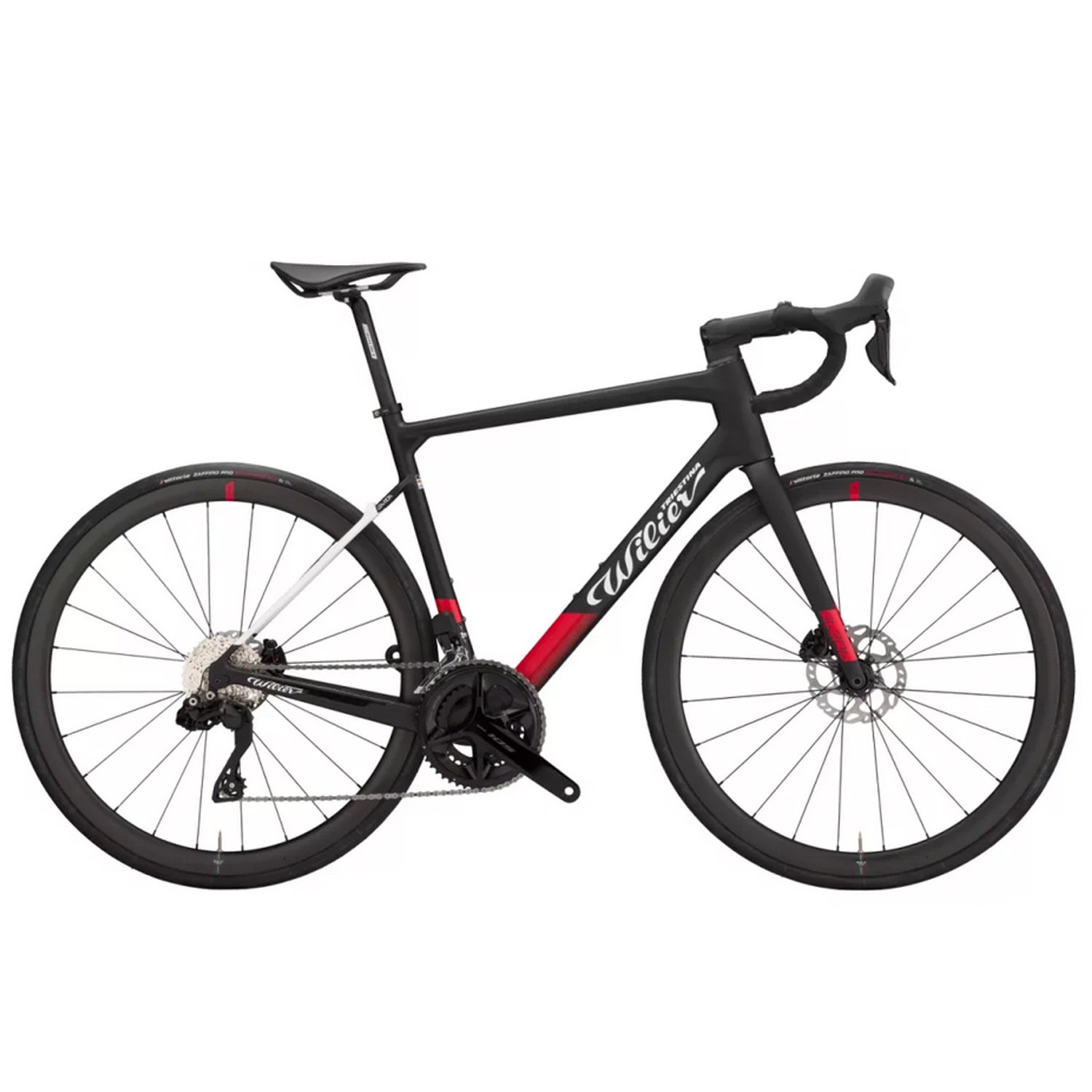 Велосипед шоссейный Wilier GARDA 105 Di2 DISC 12V RS171 28 2024 B3065I7 Размер L Рост 170-180 см Цвет Черныйкрасный