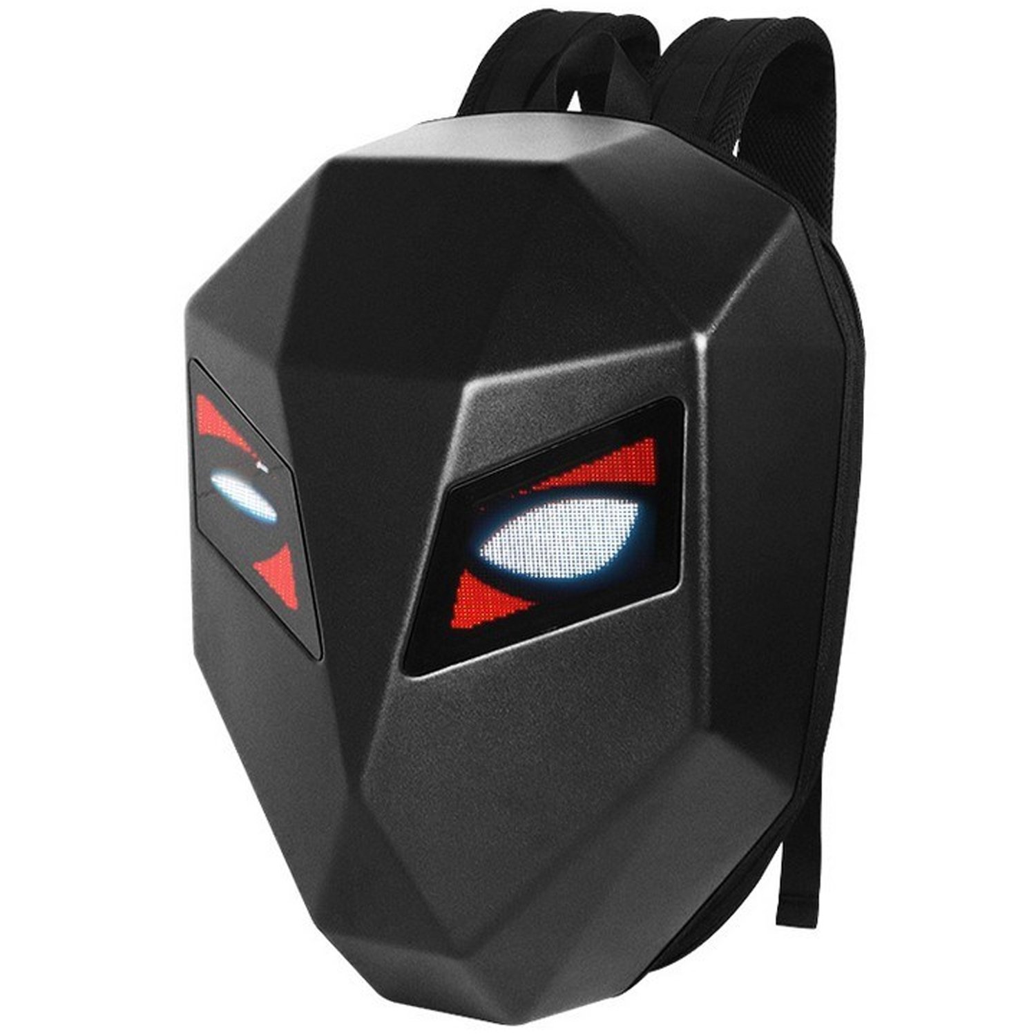 Велорюкзаки  ВашВелосипед Рюкзак мото LOY-Iron Man LED Knight, пиксели 48*48, 48х31х18 см, USB 5V/2A , Bluetooth, чёрный, ARV000556