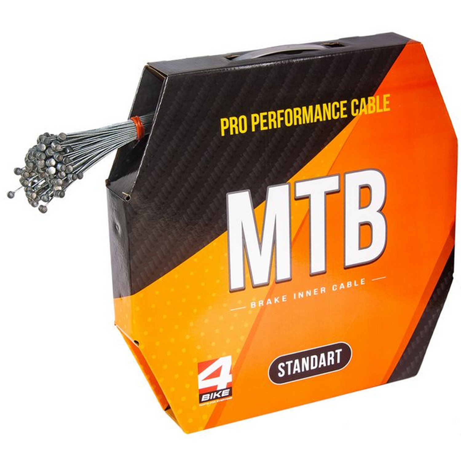 Тросики и Рубашки Трос тормоза 4BIKE MTB STANDART AM-MB-IN-WS, 1700х1.5 мм, ARV000426